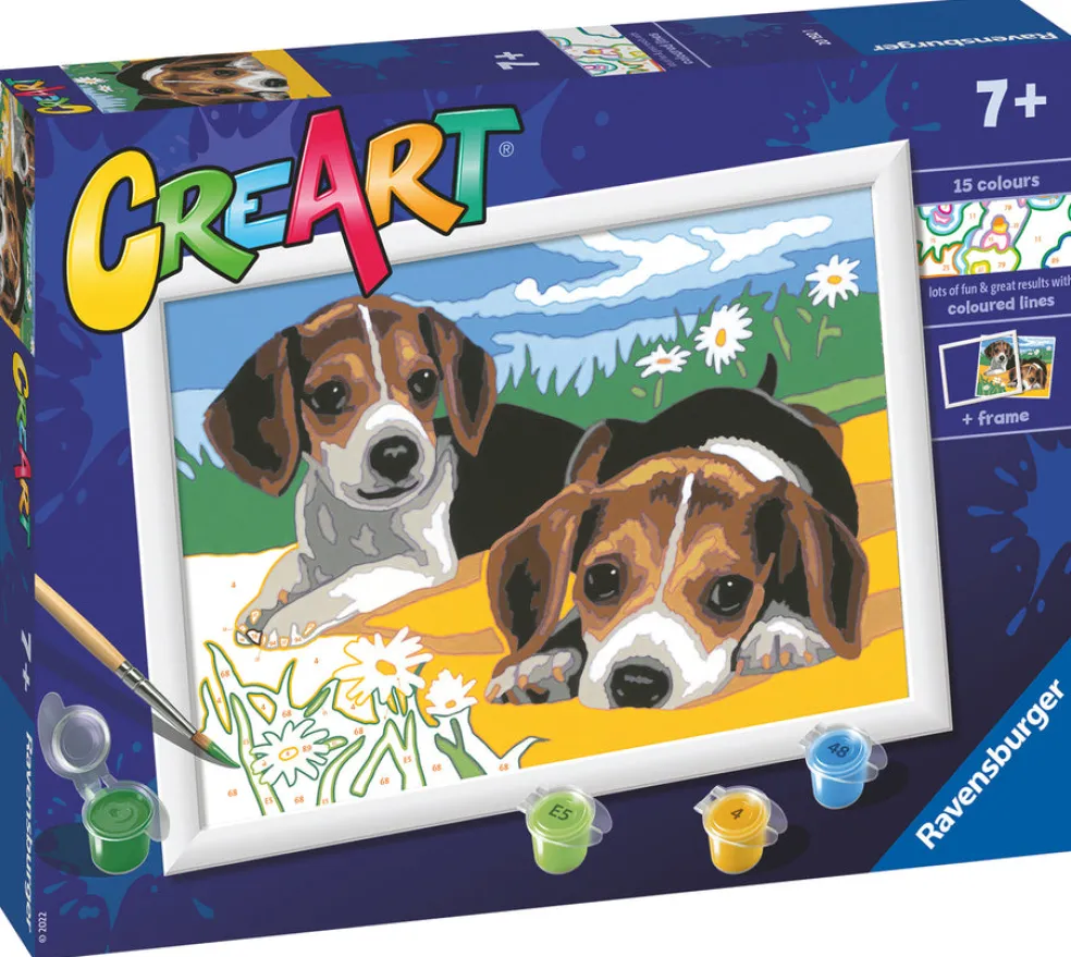 Taidesetti CreArt Jack Russell Puppy