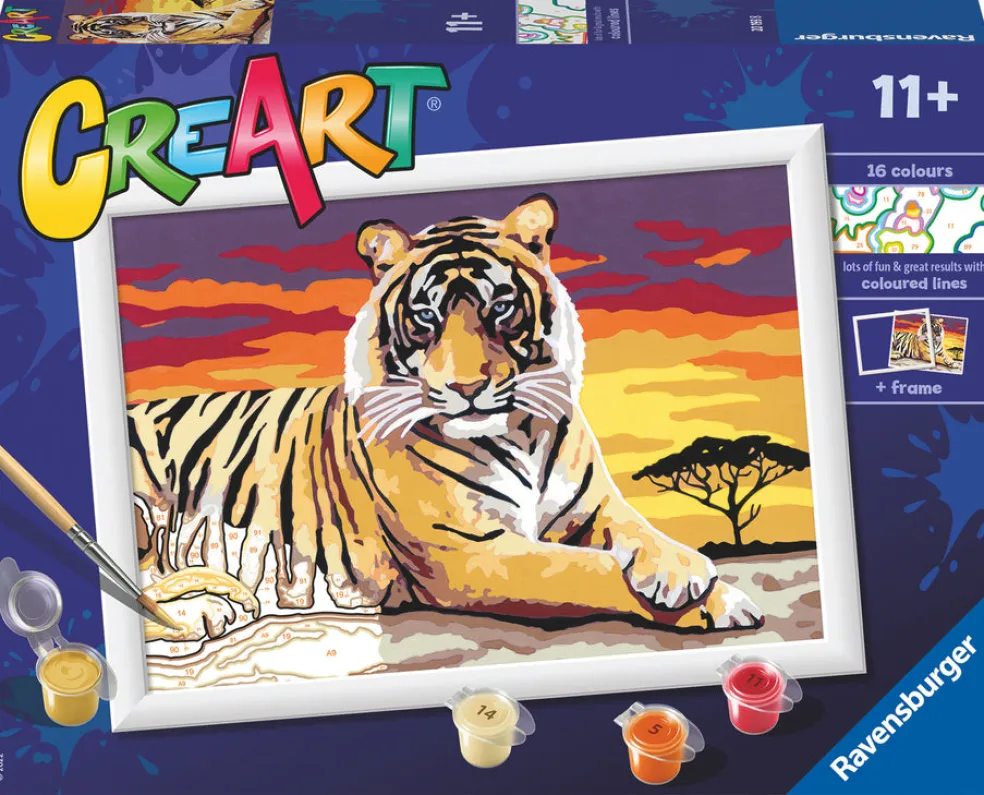 Taidesetti CreArt Majestic Tiger