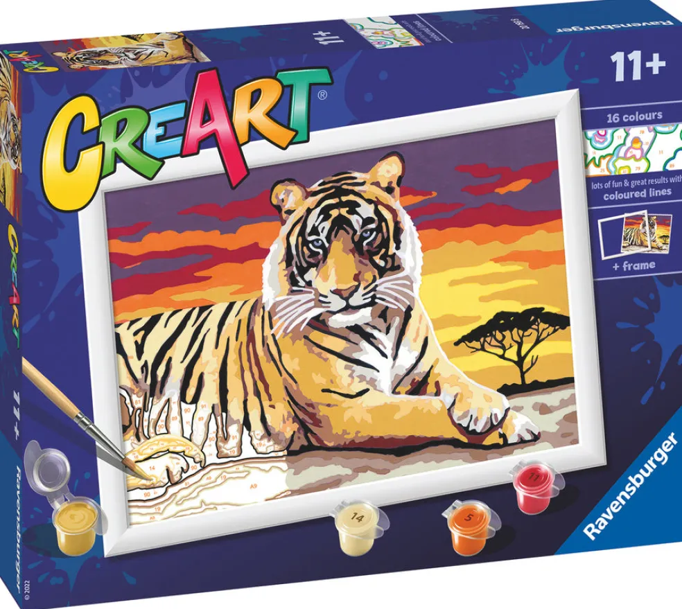 Taidesetti CreArt Majestic Tiger