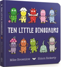 Ten Little Dinosaurs Board Book