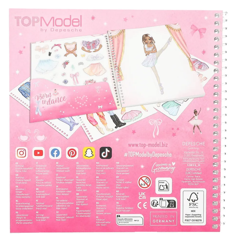 TOPModel Dress Me Up Tarrakirja BALLET
