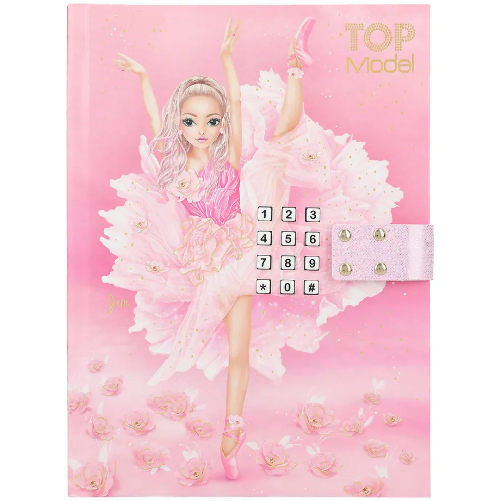 TOPModel Koodillinen & soiva päiväkirja BALLET