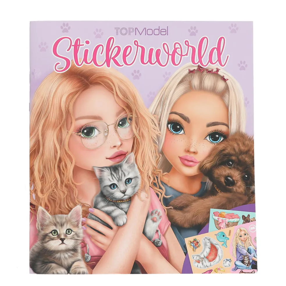 TOPModel Stickerworld KITTY and DOGGY