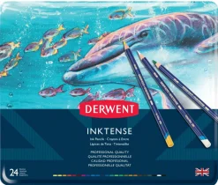 Värikynä 24 väriä Derwent Inktense