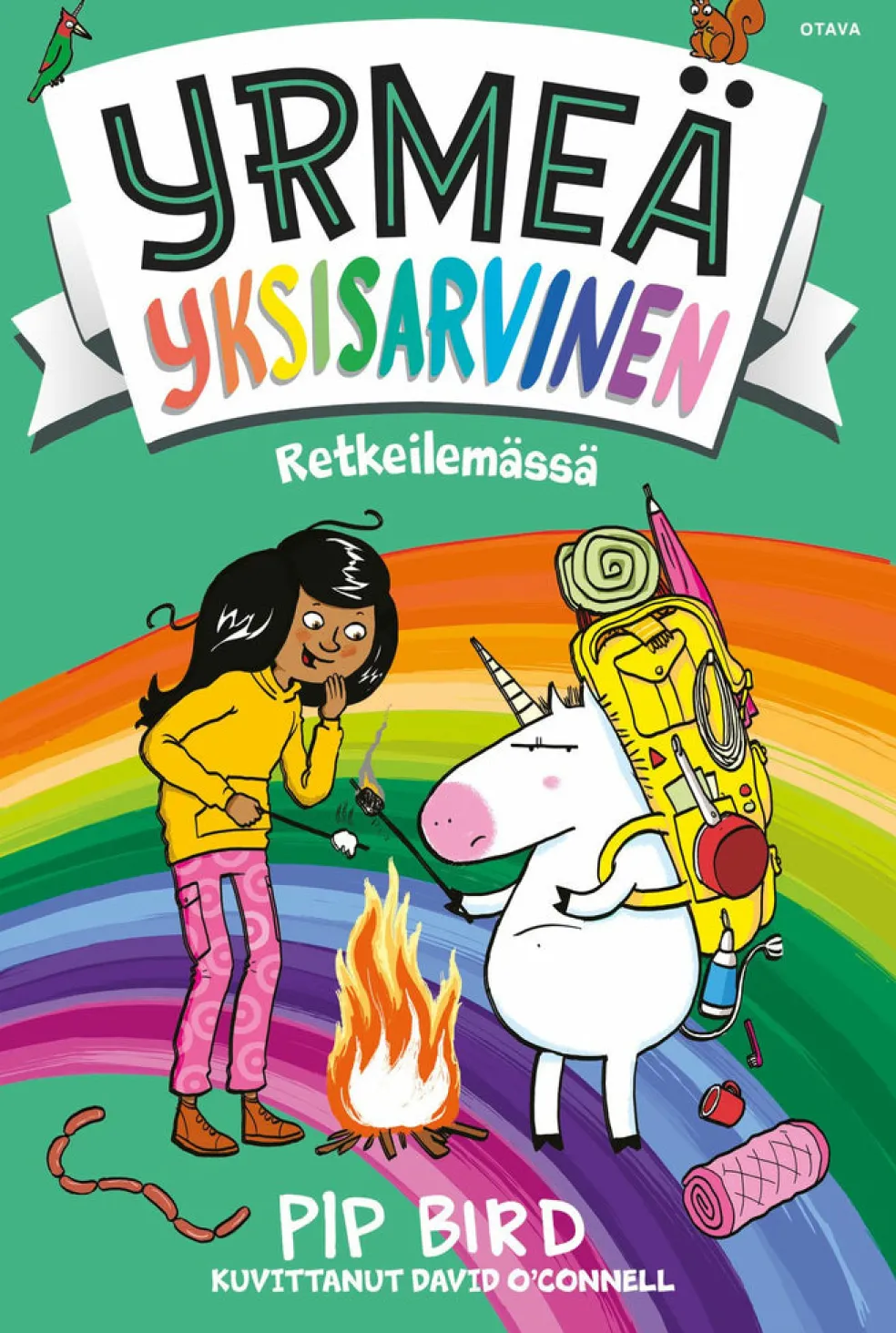 Yrmeä yksisarvinen retkeilemässä