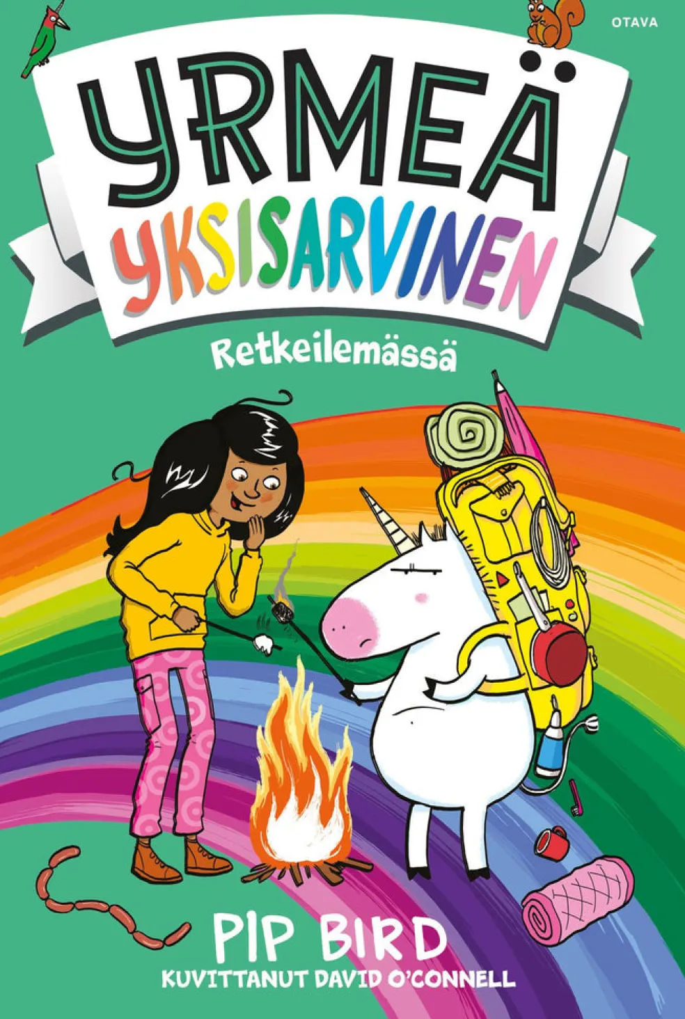 Yrmeä yksisarvinen retkeilemässä